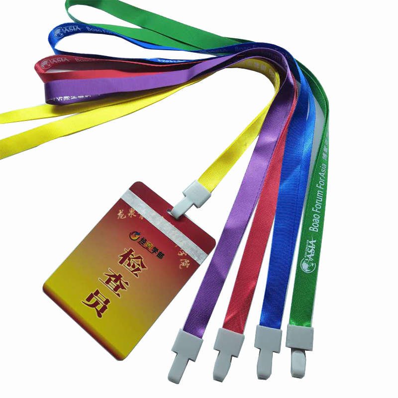 Factory direct sales wholesale customized certificate lanyard hanging belt preparation lanyard work hanging rope