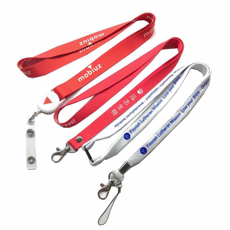 Factory direct sales customized lanyard wholesale polyester lanyard hot transfer lanyard easy to pull lanyard expansion buckle lanyard printable logo